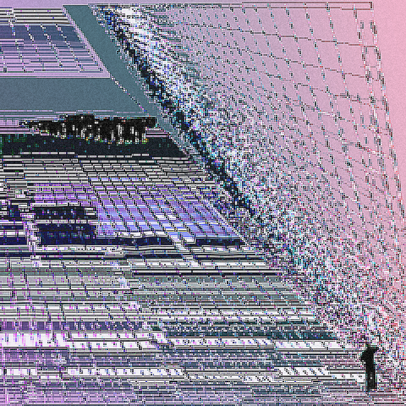 A picture of the inside of a computer from the series painting areas